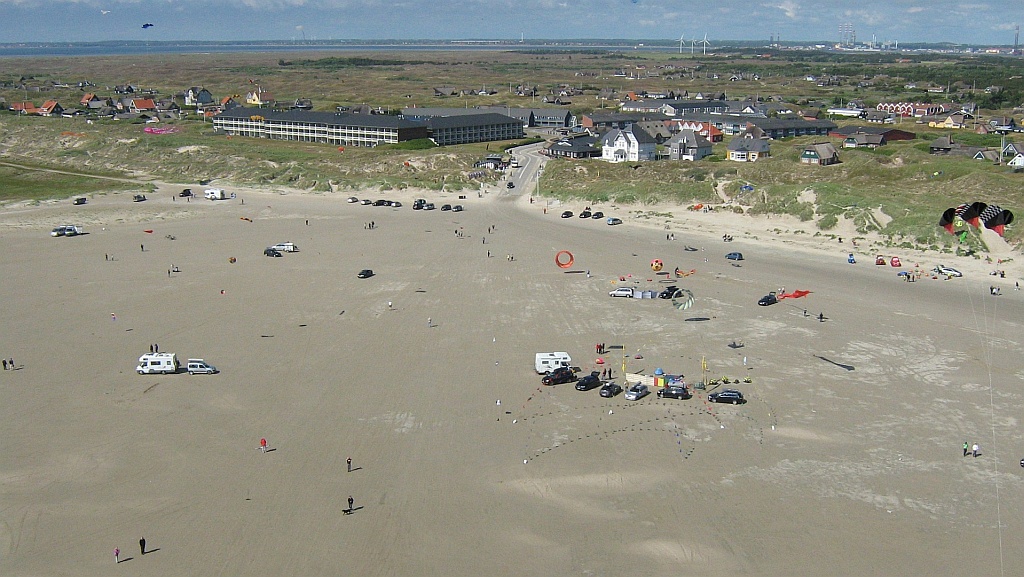 Fanö-Strand an der Auffahrt Fanö-Bad 6.2012, Richtung Strandauffahrt